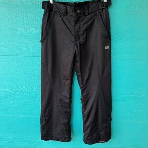 BODY GLOVE SNOWBOARD PANTS SIZE MEDIUM 34” ADJUSTABLE WAIST BLACK